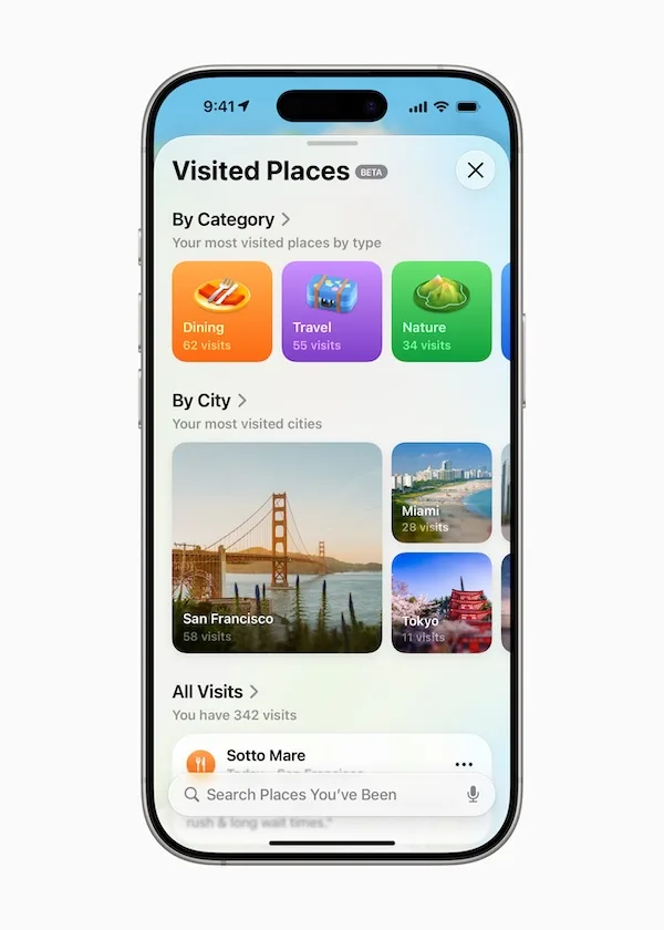 Ứng dụng Bản đồ trên iOS 26 mới sẽ là một người bạn đồng hành lý tưởng cho những chuyến đi của bạn.