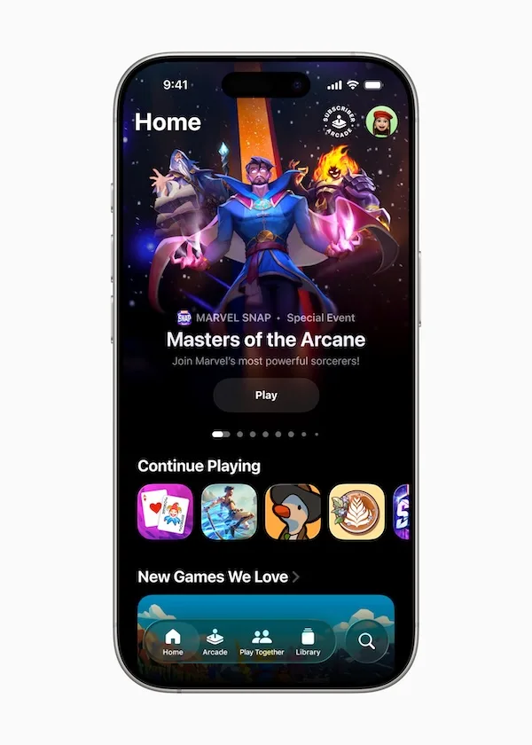 Apple dường như đang muốn biến ứng dụng này thành một trung tâm giải trí thực thụ cho các game thủ.