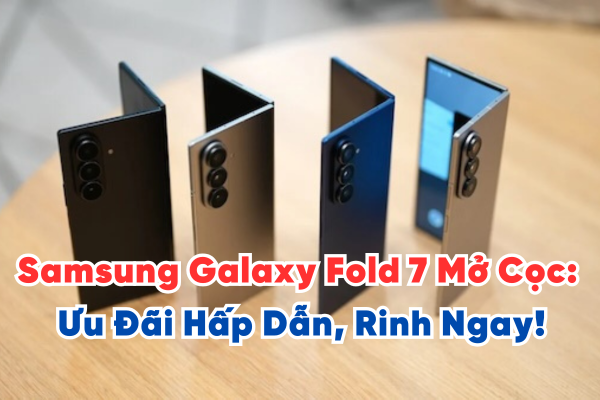 Samsung Galaxy Fold 7 Mở Cọc: Ưu Đãi Hấp Dẫn, Rinh Ngay!