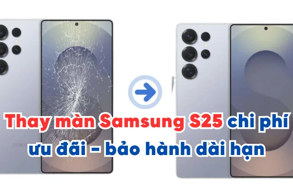 Thay màn Samsung S25 chi phí ưu đãi - bảo hành dài tại Bình Minh Mobile