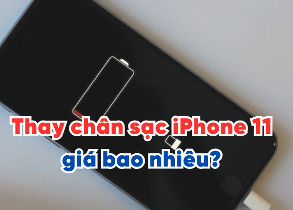Thay chân sạc iPhone 11 giá bao nhiêu? Cần biết gì trước khi thay?