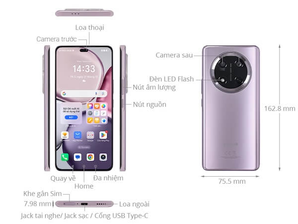 Thiết kế mỏng nhẹ nhưng cực kỳ chắc chắn