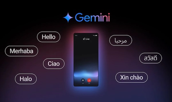 Gemini Live- Trò chuyện đa phương thức theo thời gian thực