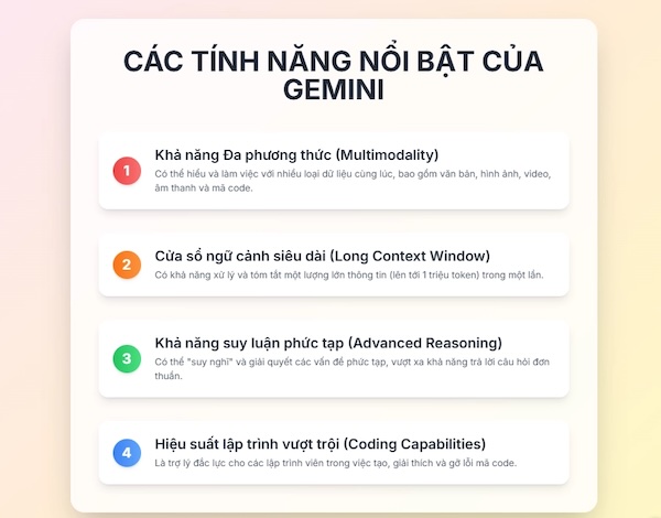 Khả năng Xử lý Ngữ cảnh dài (Context Window) Gemini AI