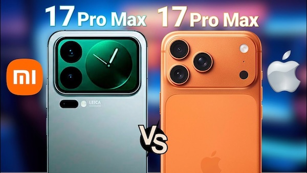 So sánh Xiaomi 17 Pro Max vs iPhone 17 Pro Max