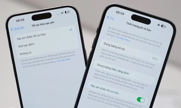 Sạc pin được tối ưu hóa