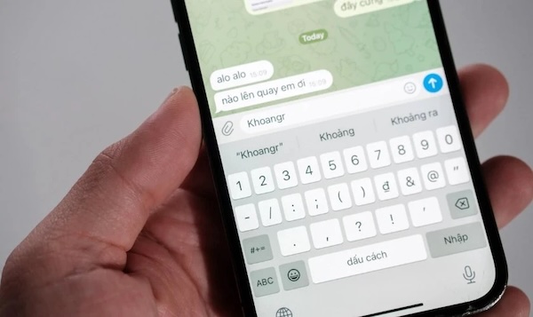 iOS 26.1 Lỗi Bộ gõ:Bàn phím tiếng Việt bị đơ, gõ sai dấu