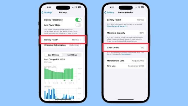 Lỗi sụt pin nhanh trên các bản iOS cũ
