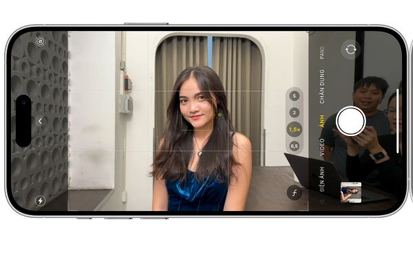 Chế độ Chân dung thế hệ mới Chụp trước, lấy nét sau ip15