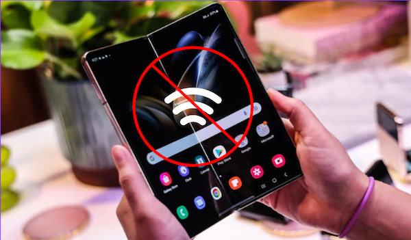 Màn Samsung z fold bị mất wifi