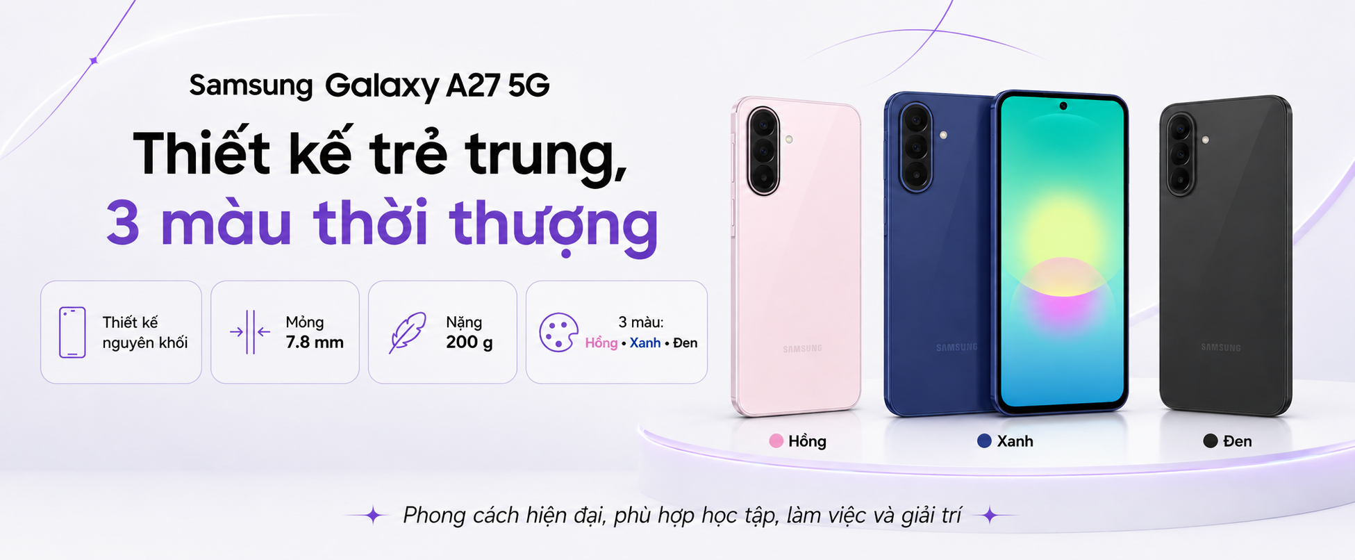 Samsung Galaxy A27 chính hãng mới ra 2026
