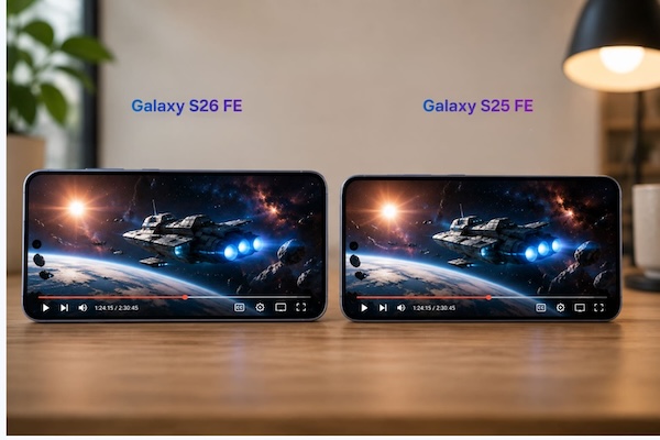 Bảng so sánh thông số kỹ thuật Samsung S26 FE và Galaxy S25 FE