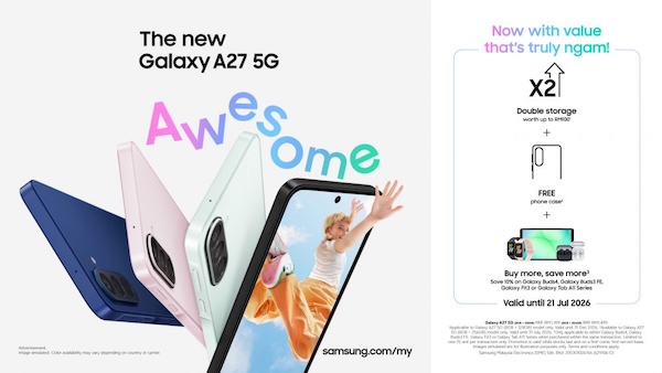 Samsung Galaxy A27 Trải nghiệm Galaxy AI thông minh- Circle to Search 3.0 và Gemini Live