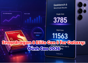 Snapdragon 8 Elite Gen 5 for Galaxy Đỉnh Cao Hiệu Năng 2026