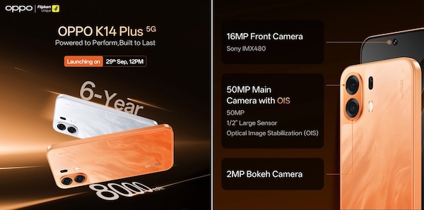 OPPO K14 Plus sắp ra mắt
