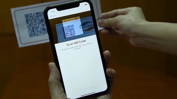 Phương pháp Kích hoạt esim bằng mã QR do nhà mạng cung cấp