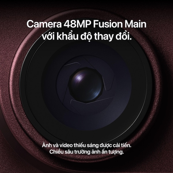 iPhone 18 Pro Camera 48MP Fusion linh hoạt khép mở khẩu độ vật lý