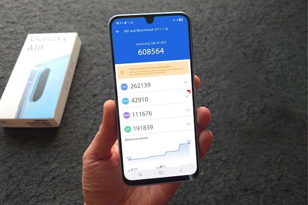 Điểm Samsung A18 AnTuTu Là Bao Nhiêu? Chi Tiết Số Liệu Benchmark