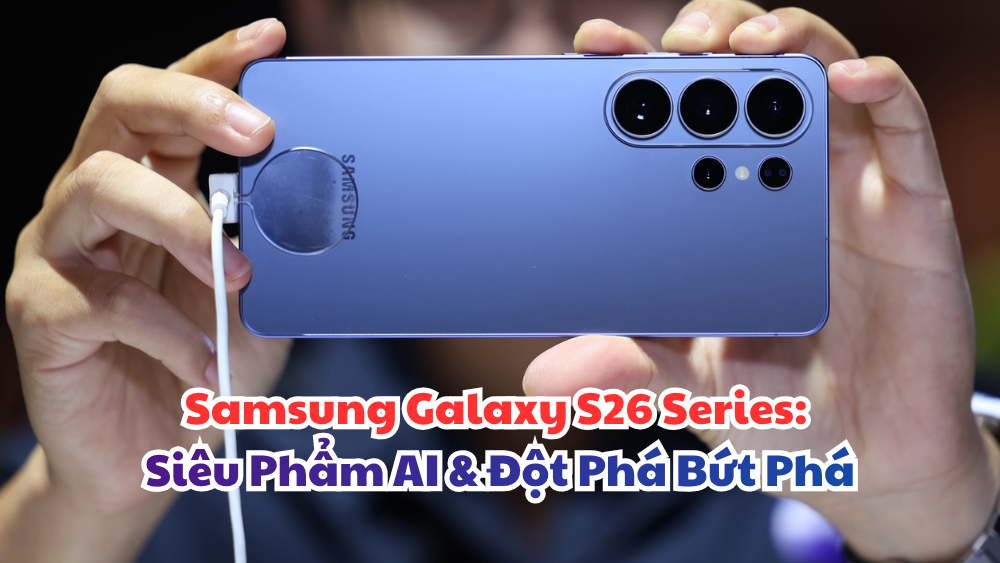 Samsung Galaxy S26 Series Siêu Phẩm AI & Đột Phá Bứt Phá
