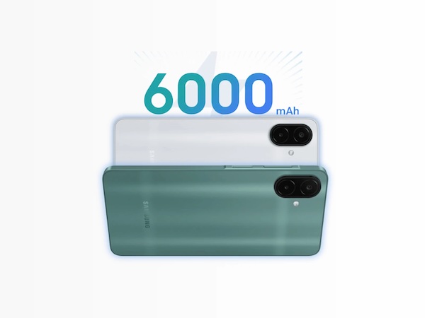 samsung a08 Dung lượng pin khủng 6.000 mAh & Sạc nhanh 25W sử dụng trọn ngày dài